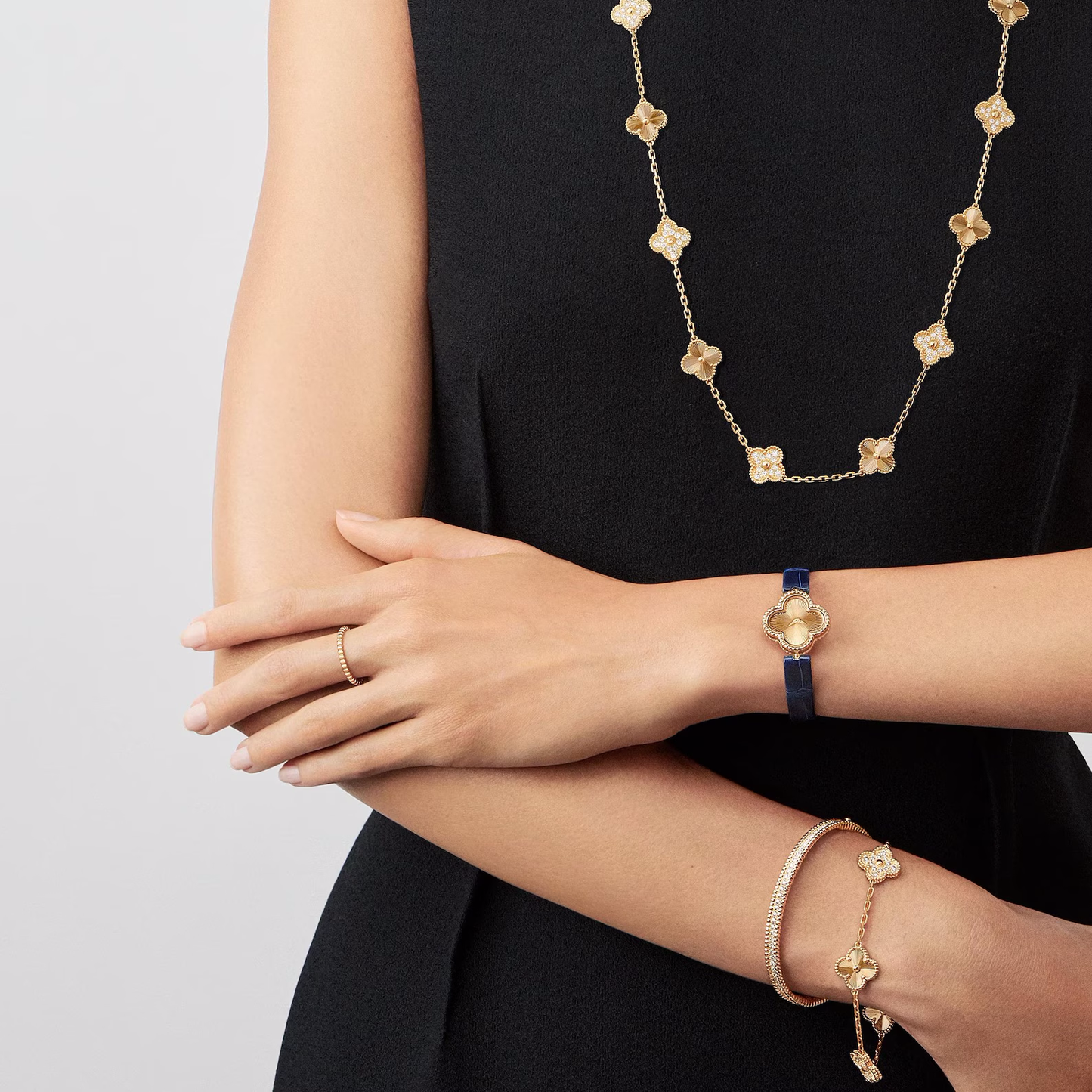CLOVER BRACELET DELUXE | GOUD