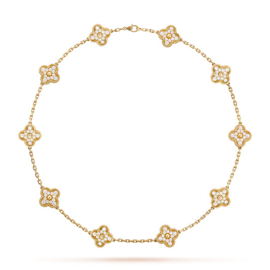 CLOVER NECKLACE 10 DESIGNS | GOUD