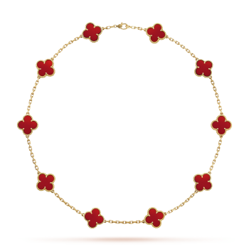 CLOVER NECKLACE 10 DESIGNS GOLD | ROOD