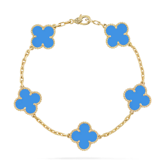 CLOVER BRACELET GOLD | BLAUW