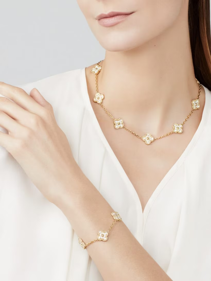 CLOVER NECKLACE 10 DESIGNS | GOUD