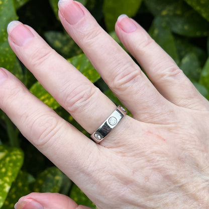 ETERNITY DIAMOND RING | ZILVER