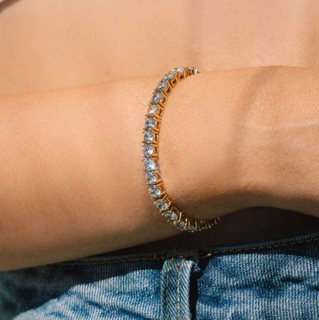TENNIS BRACELET | GOUD