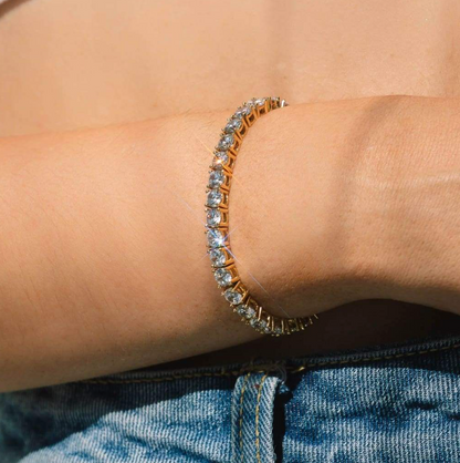 TENNIS BRACELET | GOUD