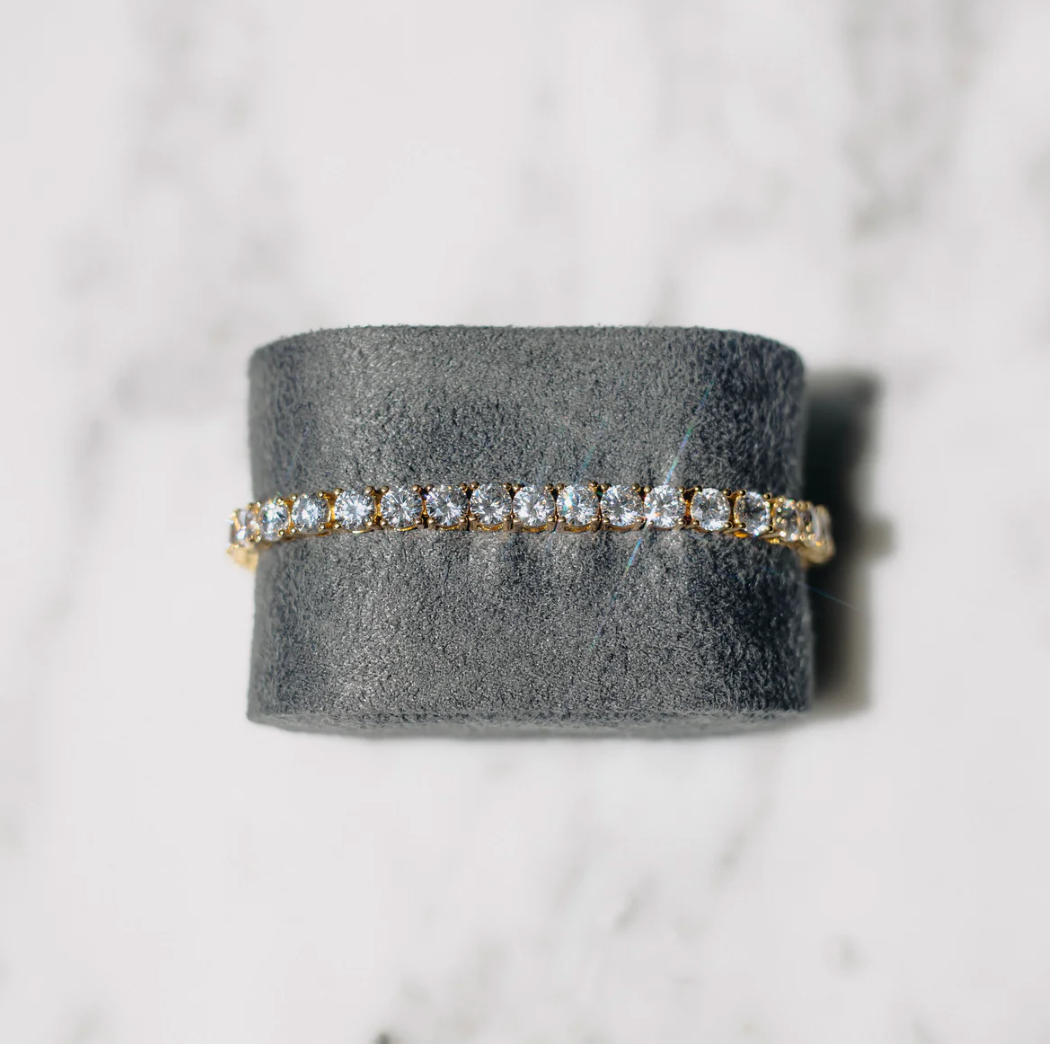 TENNIS BRACELET | GOUD