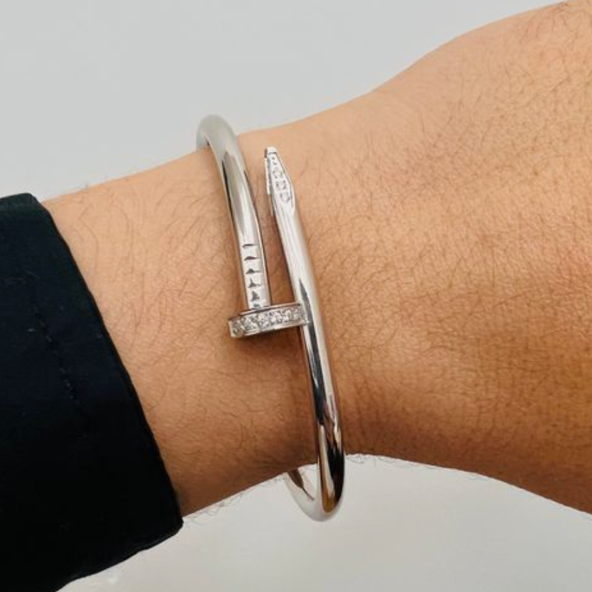 ELEGANCE NAIL BRACELET DELUXE | ZILVER