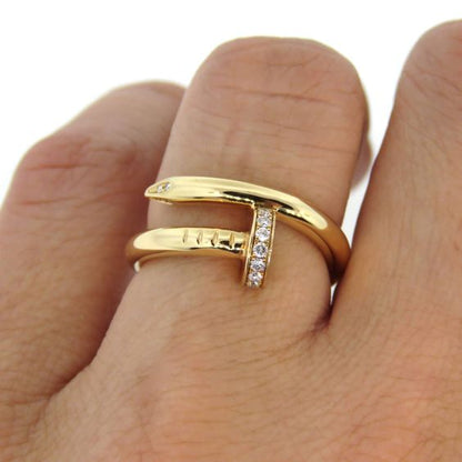 NAIL RING DELUXE | GOUD