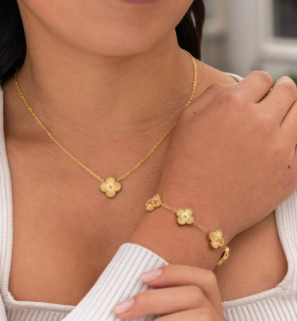 CLOVER BLOOM 3 SET | GOUD