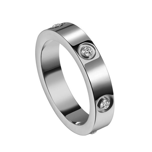 ETERNITY DIAMOND RING | ZILVER